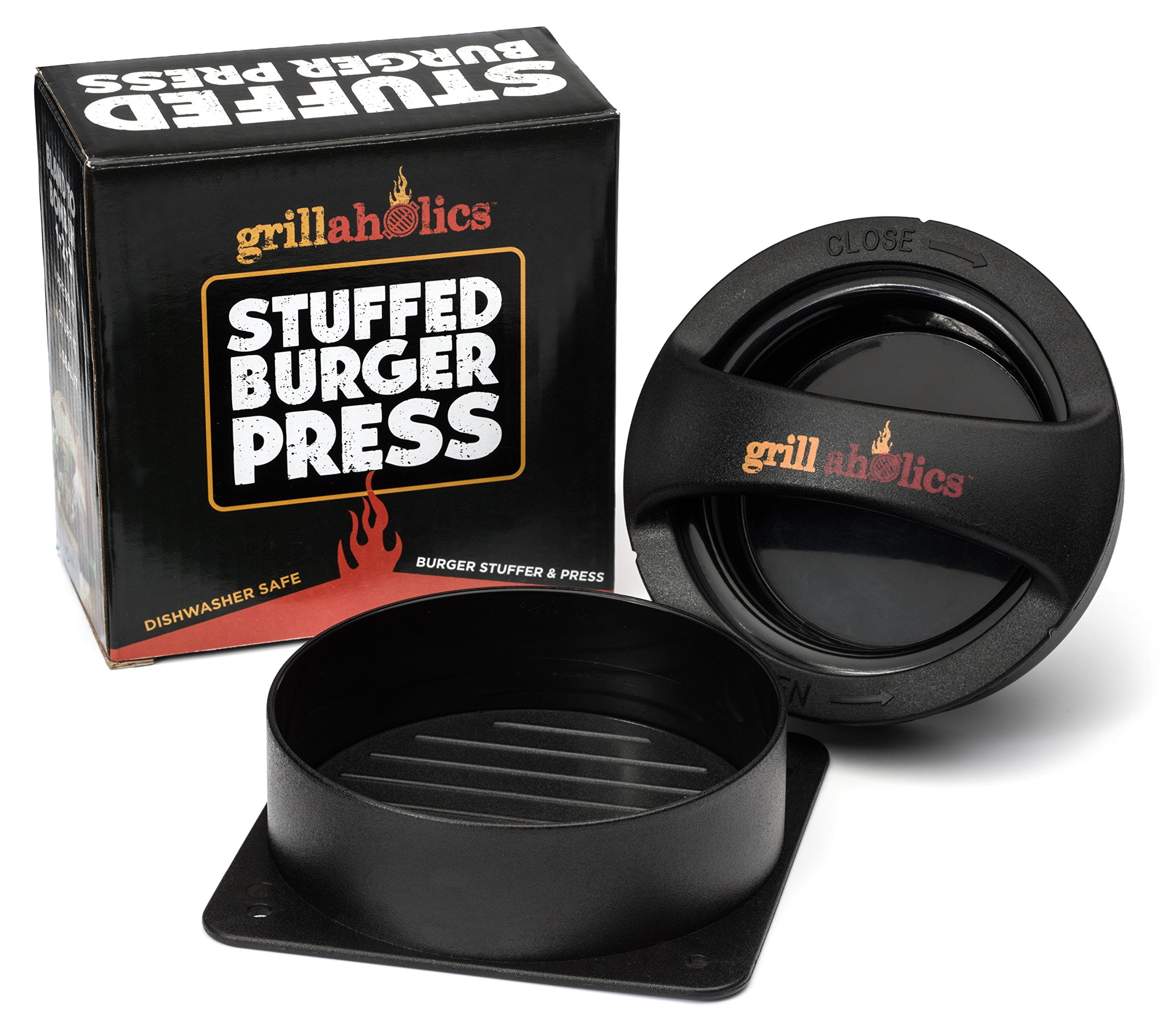 Grillaholics Stuffed Burger Press & Hamburger Patty Maker