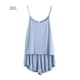 thumbnail image 1 of Conjunto de pijamas de 2 piezas para mujer, chaleco sexy, pantalones cortos, ropa de dormir, ropa de dormir, azul claro, XXXL sidaley  AP001253-05, 1 of 7