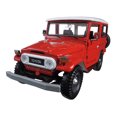 thumbnail image 2 of Toyota FJ40 Red with White Top 1/24 Diecast Model Car by Motormax, 2 of 3