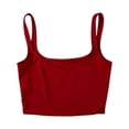 thumbnail image 2 of Clothing 2025 Women's Cami with Built-in Shelf Bra, Stretch Cotton Camisole, Adjustable Straps, 2 of 2