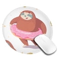 thumbnail image 2 of Disketp Sloth With Donuts1 Small Mouse Pad 7.9x7.9 Inches,Washable Round Mousepad For Office Laptop Computer,Non-Slip Rubber Base Mouse Pads For Wireless Mouse, 2 of 8