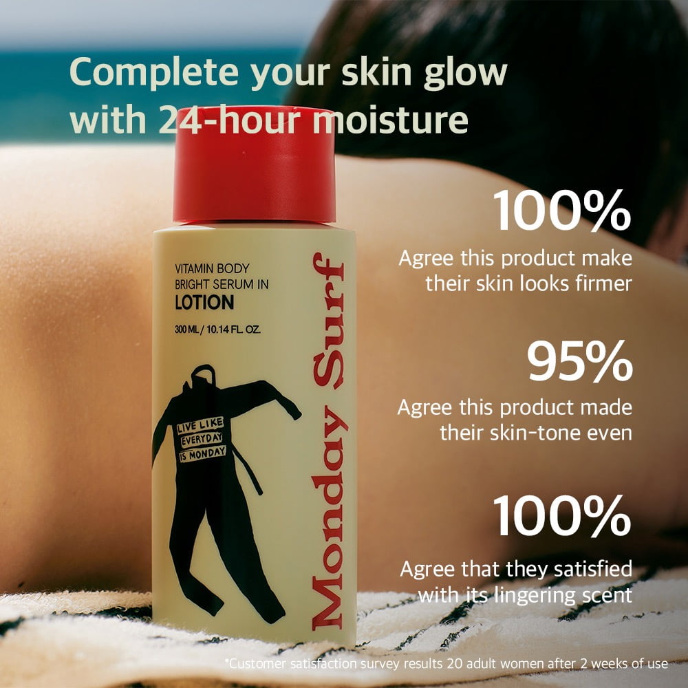 Vitamin Body Lotion-Vanilla Woods Scent, Glow Skin, Korean Body Lotion, 24-Hour Moisture Skin Care, Niacinamide, Vitamin C, Vegan, for Women & Men 10.14 Fl Oz