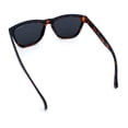 thumbnail image 5 of SA106 Polarized Sport Keyhole Bridge Sunglasses for Men UV400 Lightweight Plastic Matte Tortoise Frame - Black Lens, 5 of 6
