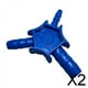 thumbnail image 1 of 2x Herramienta de de Fontanería, Ajuste de Calibrador Práctico, Escariador Interno Y Externo, Chaflán Manual de Instalación de Tuberías para , Azul 2 piezas, 1 of 10