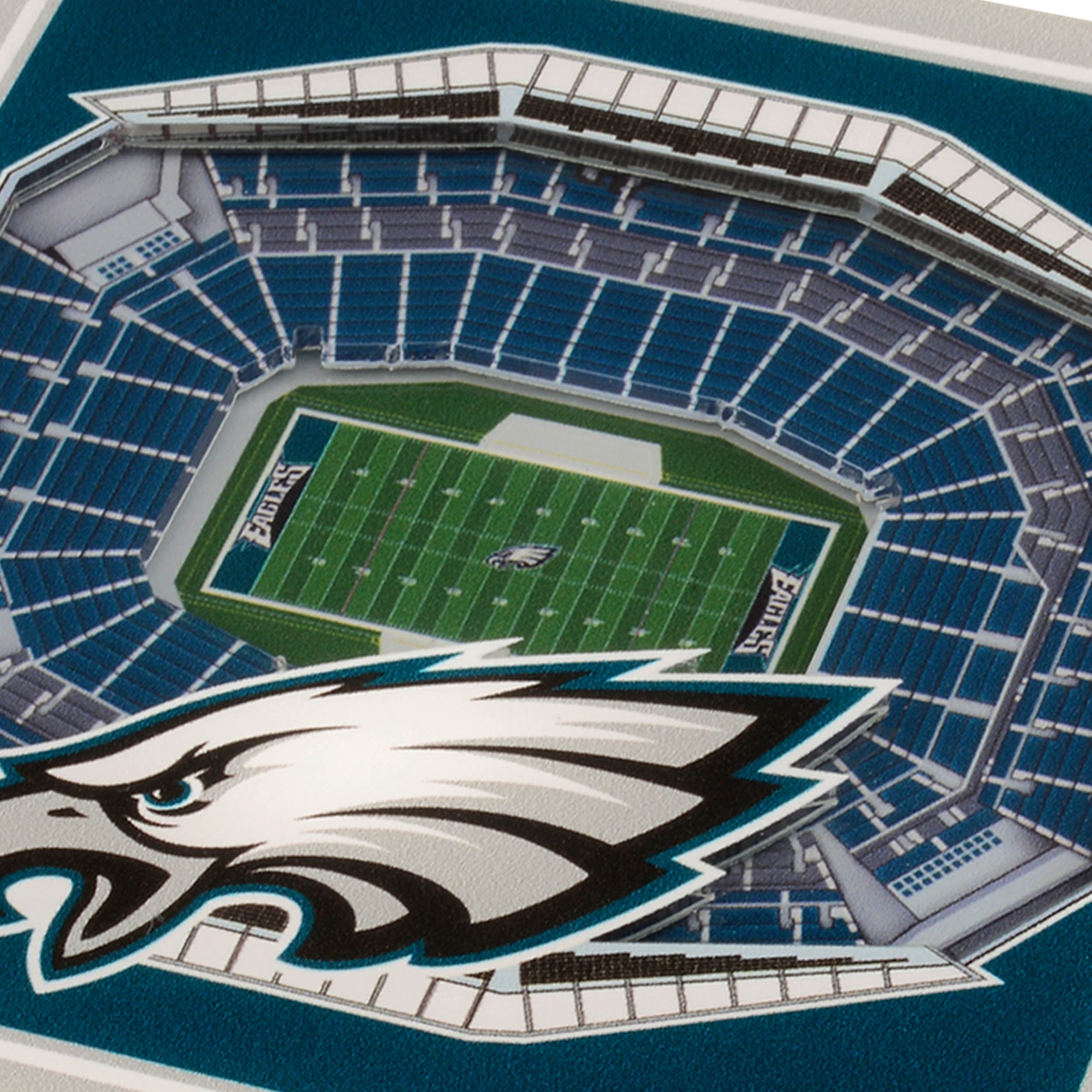 YouTheFan NFL Philadelphia Eagles Stadiumview Cribbage