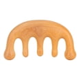 thumbnail image 4 of Hair Massage Comb, Wood Scalp Comb Wide Tooth Lightweight Rounded Head Design Boxwood  For Arms For Back, 4 of 8