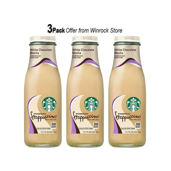 Starbucks Frappuccino White Chocolate Mocha Coffee Drink, 13.7 Oz. (3 Pack)