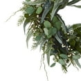 thumbnail image 4 of Pemberly Row 24" Eucalyptus and Mixed Greens Artificial Wreath in Green, 4 of 4