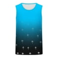 thumbnail image 4 of ALLLIST Tank Tops for Men Summer Blue Cotton Pullover Gradient Shirts for Men Size S-2XL, 4 of 4