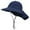 Navy, variant on Kids Sun Wide Brim Bucket Hat with UPF 50+ Shield for Outdoor Play and Beach Adventures
