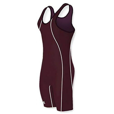 UPC: 0818423013114 | adidas As107s Wrestling Singlet Maroon/Maroon 2X