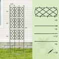thumbnail image 3 of Costway 1 PCS 58" x 73" Garden Trellis for Climbing Plants Rustproof Metal Plant Support Frame, 3 of 9