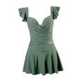 thumbnail image 2 of Traje de baño para mujer, moderno, ligero, con escote en V profundo, de una pieza, para playa, vacaciones, viajes, piscina, fiesta en la playa, spa. M, 2 of 8