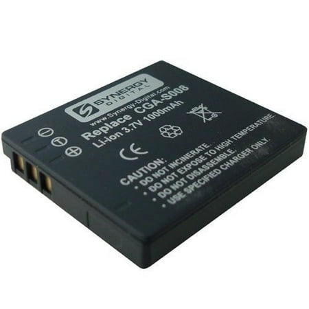 Leica Replacement Battery - Panasonic Lumix DMC-FX35 Digital Camera Battery Lithium-Ion (1000mAh) - Replacement For Panasonic CGA-S008 and Leica BP-DC6 Batteries