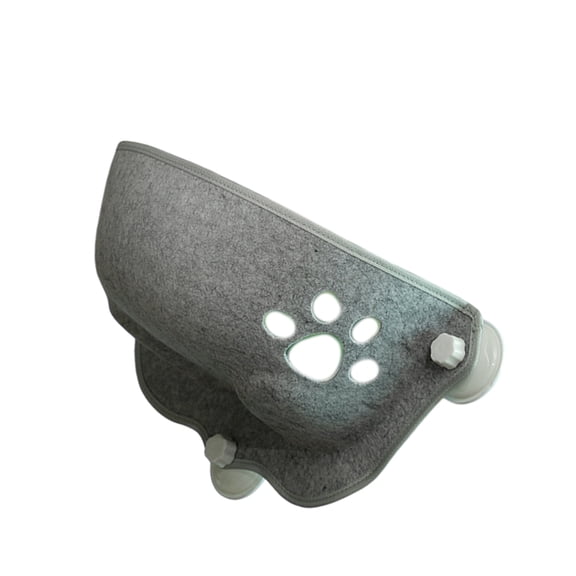 RUISINERY Cats Hanging Hammock Window Perch Soft Felt Sleep Bed Pet Habitat Decors Sunbathing Window Bed Winter Bedding