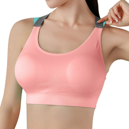 

adviicd Sticky Bras for Women Women s Pure Comfort Light Support Pullover Wireless T-Shirt Bra with Moisture-Wicking Pink Large