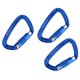 thumbnail image 4 of Carabineras de Aluminio DYNWAVEMX 3pcs Mosquetones Auto Autobloqueo 24KN, 4 of 6