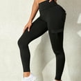 thumbnail image 6 of qolati Yoga Pants for Women High Waisted Tummy Control Gym Tights Workout Seamless Butt Lifting Athletic Running Leggings with Pockets, 6 of 7