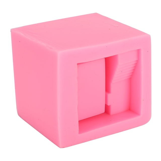 Fyearfly Molde de Silicona, Forma de Villa de casa 3D Molde de Postre Lindo para Pastel Jalea de Chocolate líquido Hecho a Mano