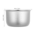 thumbnail image 2 of WEUVEB Electric Rice Cooker Accessories Nonstick Rice Cooker Inner Pot For Households 1 Piece, 2 of 7