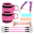 thumbnail image 1 of 7 Pcs Grilletes Para Tobillo El En Gym Para Entrenamiento Xtellar rosa, 1 of 4