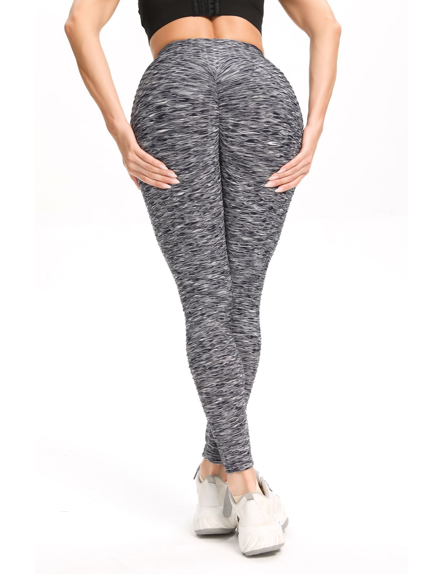 Women Print Leggings High Waist Yoga Pants Butt Lift Sports Workout Gym Trousers