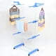 thumbnail image 3 of Soportes multifuncionales para secadora de ropa de 4 niveles con secadora de ropa de metal de dos alas, 3 of 8