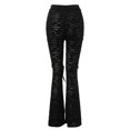thumbnail image 6 of Prolriy Pants for Women Gothic Cargo Pants for Women Wide Straight Leg Punk Baggy Pants Goth Aesthetic Trousers Women's Pants Black L, 6 of 9