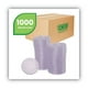 Couvercles Eco EPFLCC pour Gobelets en Plastique Transparents au Maïs Plat Transparent 1000/Carton – image 2 sur 3