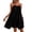 Black, variant on longantii Sundress for Women Fashion Spaghetti Strap Mini Dress Relaxed Fit a Line Backless Cami Dress Pleated Nightgowns with Pockets Green 2XL