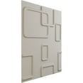 thumbnail image 2 of Ekena Millwork 19 5/8"W x 19 5/8"H Odessa EnduraWall Decorative 3D Wall Panel, UltraCover Satin Blossom White (12-Pack for 32.04 Sq. Ft.), 2 of 6
