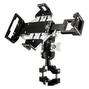 WINDFRD Metal Motorcycle Phone Mount, Sturdy and Heavy Duty, Rock Solid Motorcycle Cell Phone Holder to Keep The Phone Secure, Suitable for Motorcycle Handlebars and Harley Davidson
