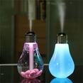 thumbnail image 4 of USB Air Humidifier Bulb Lamp Shape Decorative Lights Diffuser Purifier Atomizer with Colorful LED Night Light for Office Desk Bedroom Living Room Home Decor, 4 of 5