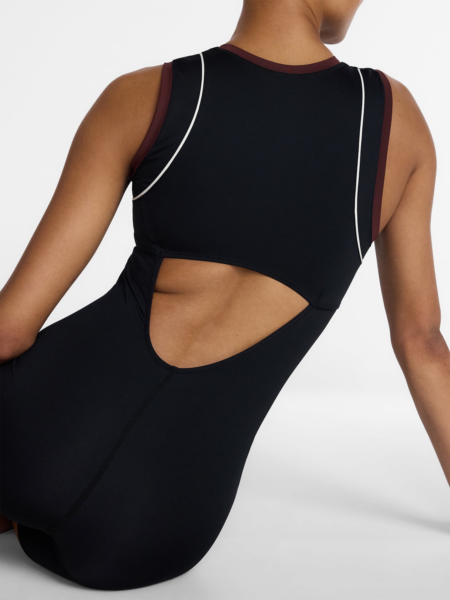 Ozark Trail Women's and Women's Plus Size Swim Romper, Size XS-3X