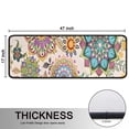 thumbnail image 5 of Kitchen Rugs Sets Of 2,Pioneer Flower Floral Print Pattern Anti Fatigue Kitchen Mat Rugs Non Slip Washable,Decorative Kitchen Floor Mats for Kitchen,Sink,Laundry,17"x47"+17"x47", 5 of 5