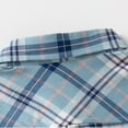 thumbnail image 5 of XBASW 2-7Y Boys Plaid Button down Shirts Long Sleeve Dress Shirt Cotton Spring Fall Casual Blouses Tops for Baby Toddler Kids, 5 of 9