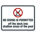 thumbnail image 1 of No Diving Is Permitted Sign, Pool Sign,, 1 of 1