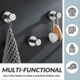 thumbnail image 4 of Chrome SUS304 Wall-Mounted Coat Hook 4-Prong Design, 4 of 4