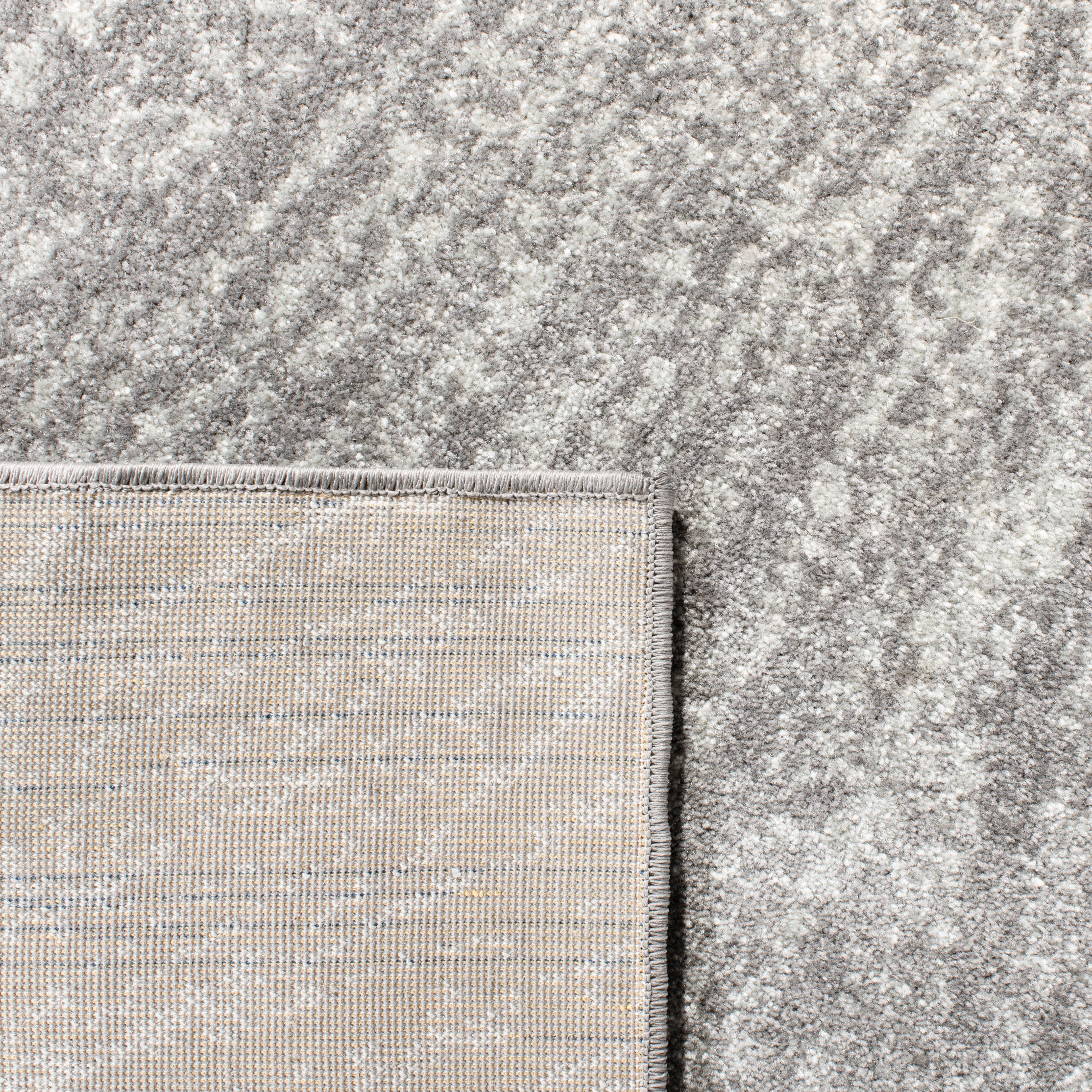 SAFAVIEH Evoke Vana Abstract Area Rug, Dark Grey/Ivory, 5'3" x 7'6"