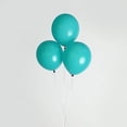 thumbnail image 6 of BalsaCircle 25 Peacock Teal Matte Round 12" Latex Helium Plain Balloons Wedding Events, 6 of 8