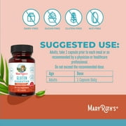 MaryRuths Gluten Relief Enzymes Vegan Gluten Free 60 Count