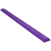 Z-Athletic Gymnastics Folding Training Low Beam - (8ft, Purple)