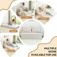 thumbnail image 6 of Leumius Folding Sofa Bed,Memory Foam Sleeper Lounge Chair Bed with Pillow, Floor Mattress Couch with Backrest for Living Room/Dorm/Guest Room/Home Office,Beige, 6 of 13