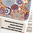 thumbnail image 3 of Serving Trays, 12.9 x 9.6 inch Rectangular Plastic Tray for Restaurant, Kitchen,Mandala, 3 of 6
