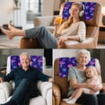 thumbnail image 6 of Xoenoiee Jellyfish Print PU Leather Recliner Chair Headrest Cover - Sofa, Love Seat, Furniture Protector, Slipcover Theater Seat Cover/Slip Cover for Home & Office, 17x27 Inches, 1 Pack, 6 of 7