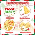 thumbnail image 7 of Pizza Party Decorations, Pizza Theme Birthday Party Supplies - Italy Pizza Theme Birthday Backdrop Balloon Arch Garland kit Cake Topper Pizza Foil Balloon for Baby Shower Birthday Party-70PCS, 7 of 7