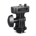 thumbnail image 1 of Flexible Cold Shoe Mount Adapter with 1/4 Inch Screw for Viltrox DC-90 DC-70 DC-50 Monitor L132T L116T LED Video Light, 1 of 7