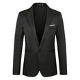 thumbnail image 1 of Traje de negocios formal de estilo coreano para hombre, traje pequeño, chaqueta delgada, traje pequeño informal, 1 of 5