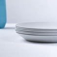 thumbnail image 5 of LaGlint 7.5 inch Salad Appetizer Plate Set of 6, Lightweight Opal Glass Round Gray Plates for Dessert Kitchen, Dishwasher and Microwave Safe, 5 of 8