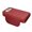 Volcanic red, variant on ZELVINN Automotive Center Console Boosters Cushions with Cup Holder & Side Pockets Leather Car Armrest Cushions for Phones & Car